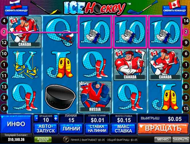 Игровой автомат Ice Hockey (Хоккей)